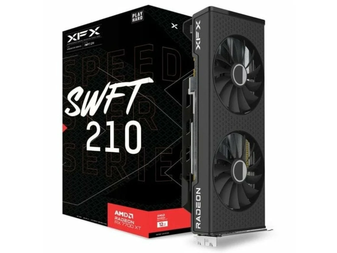 Placa Gráfica XFX AMD RADEON RX 7700 XT 12 GB GDDR6