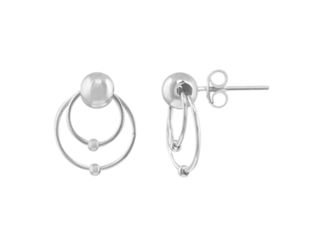 Brinco de Argola Orbital em Prata de Lei PLATA ÚNICA