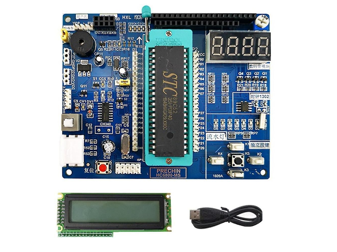 Placa De Aprendizagem Do Sistema Microcontrolador Hc6800 51 Placa De Desenvolvimento Stc89c52 Slowmoose