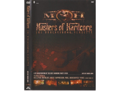 Dvd Masters Of Hardcore - The Underground Vendetta Masters Of Hardcore