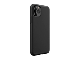 Capa Devia de Silicone Nature para iPhone 11 Pro Max Preta