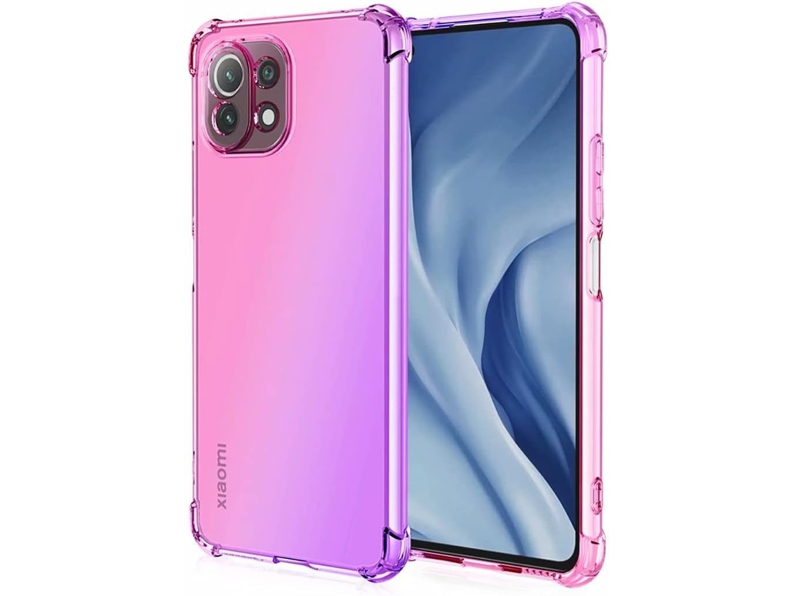 Capa Telemóvel Resistente A Impactos Para Xiaomi 11 Lite Cor Transparente Elysve