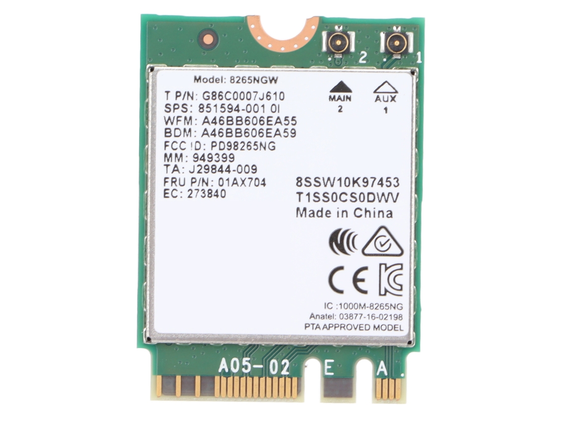 Placa Wifi LAXISCREED 2.4ghz 5ghz