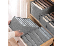 Conjunto De 3 Peças Zk 3 Caixa Organizadora Para Sutiãs E Roupas Íntimas, Com Divisórias Para Roupas E Compartimentos Para Jeans Hengjian