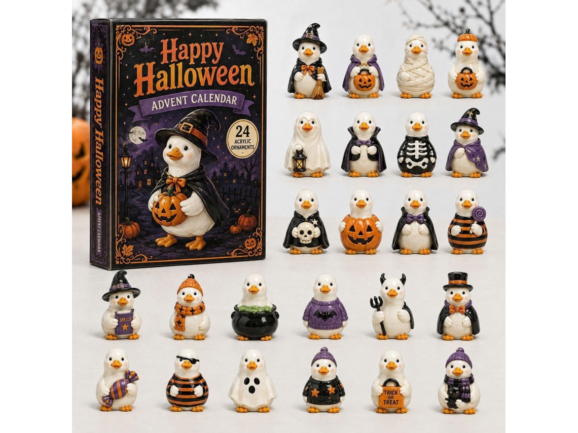 Calendário Do Advento 2d 2026 (gansos De Halloween)