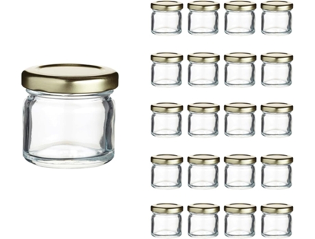 20X Frascos de Vidro Vazios com Tampa 30Ml ESPIRITO REBELDE
