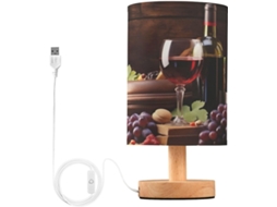 Abajur De Mesa Para Quarto, Pequeno Abajur De Cabeceira Usb, Luminária De Mesa Led Com Cúpula Tecido Para Sala Estar