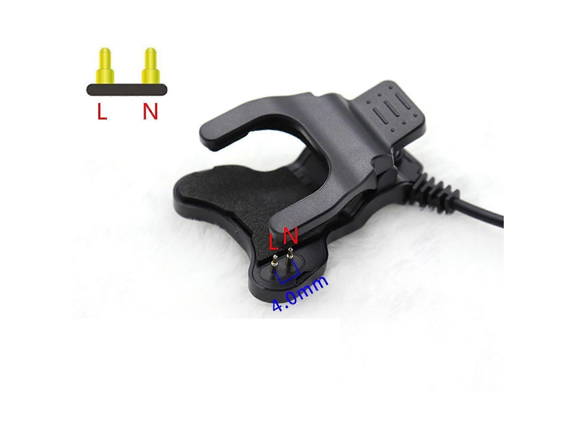 Carregador universal para relógio inteligente com cabo USB de 5 V e clipe para bicicleta elétrica TW64 Ly