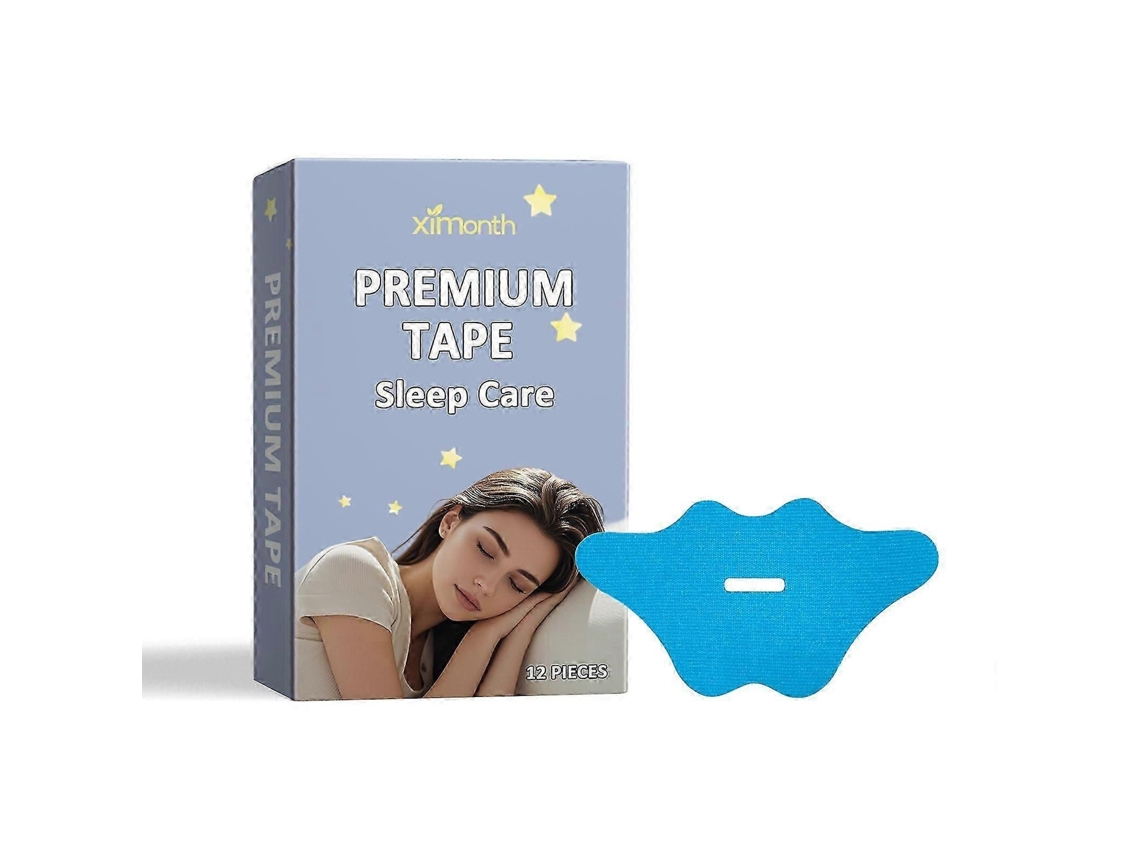 Adesivos Labiais para Dormir Cuidado Suave para Ronco e Boca Seca, Auxiliar em uma Noite de Sono Confortável, 12 Unidades TAISHENGDA