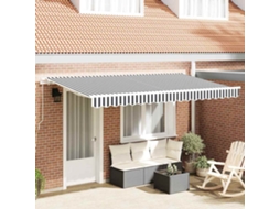 Vidaxl Toldo Retrátil Antracite 400 X 200 Cm Tecido