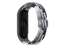 Pulseira De Nylon Trançado Ajustável E Elástica (arco-íris) Para Xiaomi Mi Band 6/5/4/3