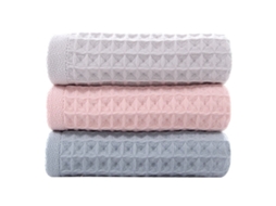Conjunto de Mini Toalhas de Algodão, Pacote com 3 Unidades, Absorventes de Água AQUAFORGE