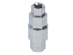 Chave De Remoção De Eixo Dianteiro Para Moto Chave Hexagonal 17 19 22 24mm Prata