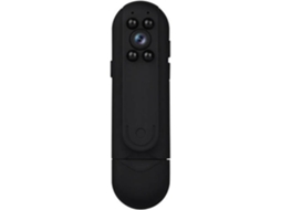 Mini Câmera Corporal Hd 1080P de Bolso com Áudio e Vídeopreto YIZHOOD