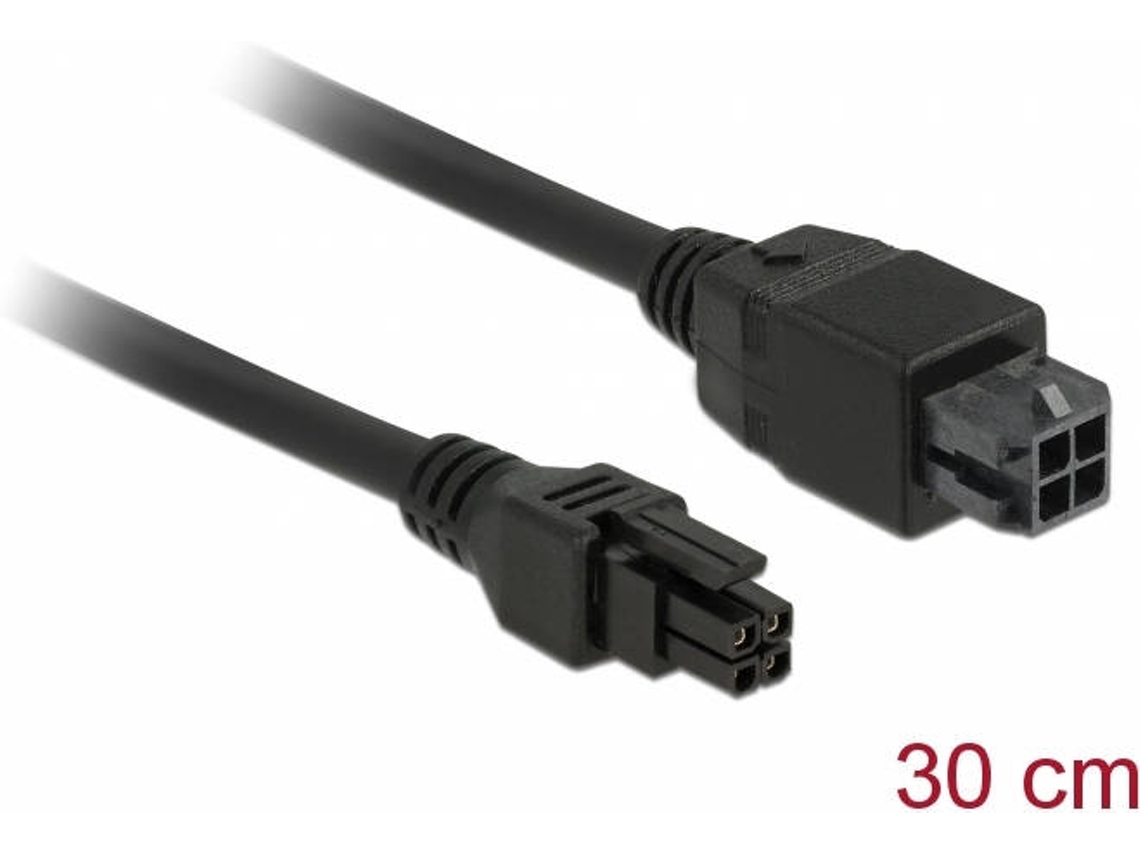 Cabo de Série DELOCK (Micro-Fit  - Micro-Fit  - 30 cm - Preto)
