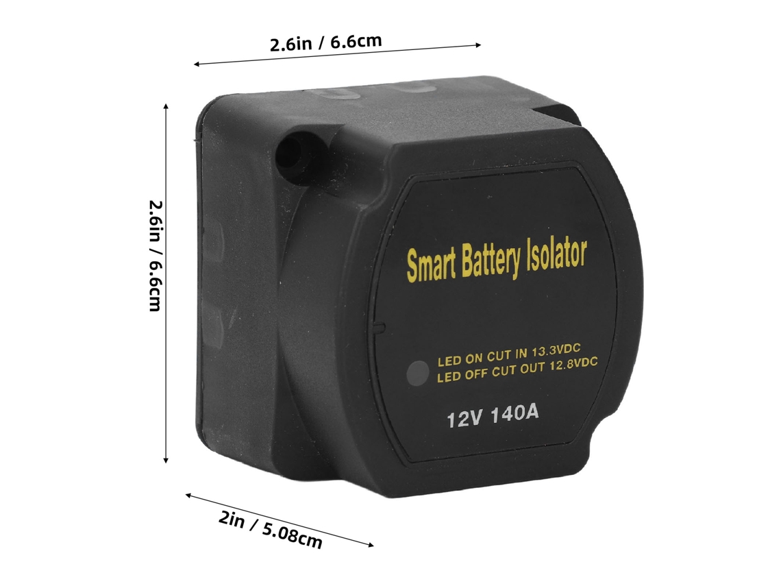 Laxiscreed Kit De Carregador Automático Dual Bateria 12v 140amp Para Veículos