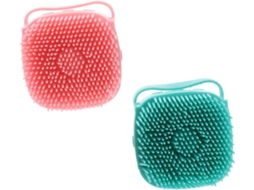 Lurelia Kit De 2 Escovas De Silicone Para Banho De Cuidado Corporal, Massagem Suave, Limpeza Profunda E Portátil