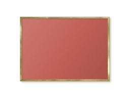 Magnetic Board For Wall Dark Salmon For The Bedroom Espelharte (70x50 Cm)