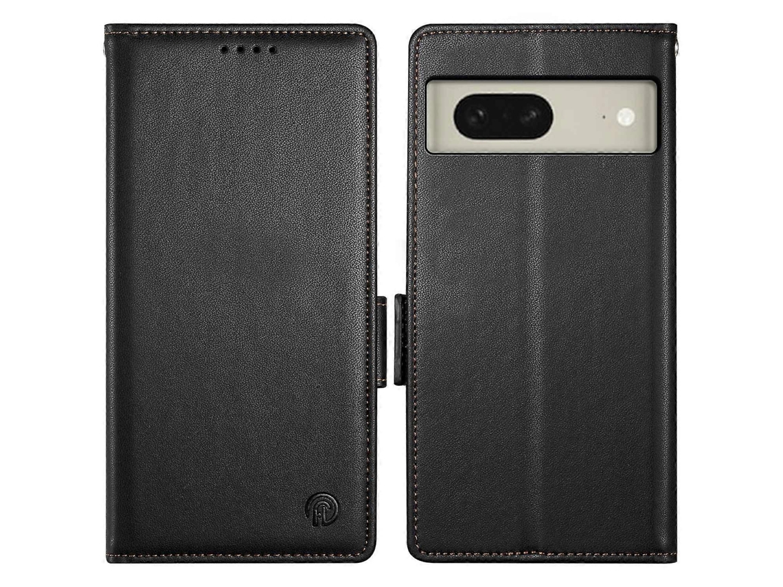 Capa De Celular Df-010 Com Fechos Laterais E Proteção Total Em Couro Sintético Para Google Pixel 8