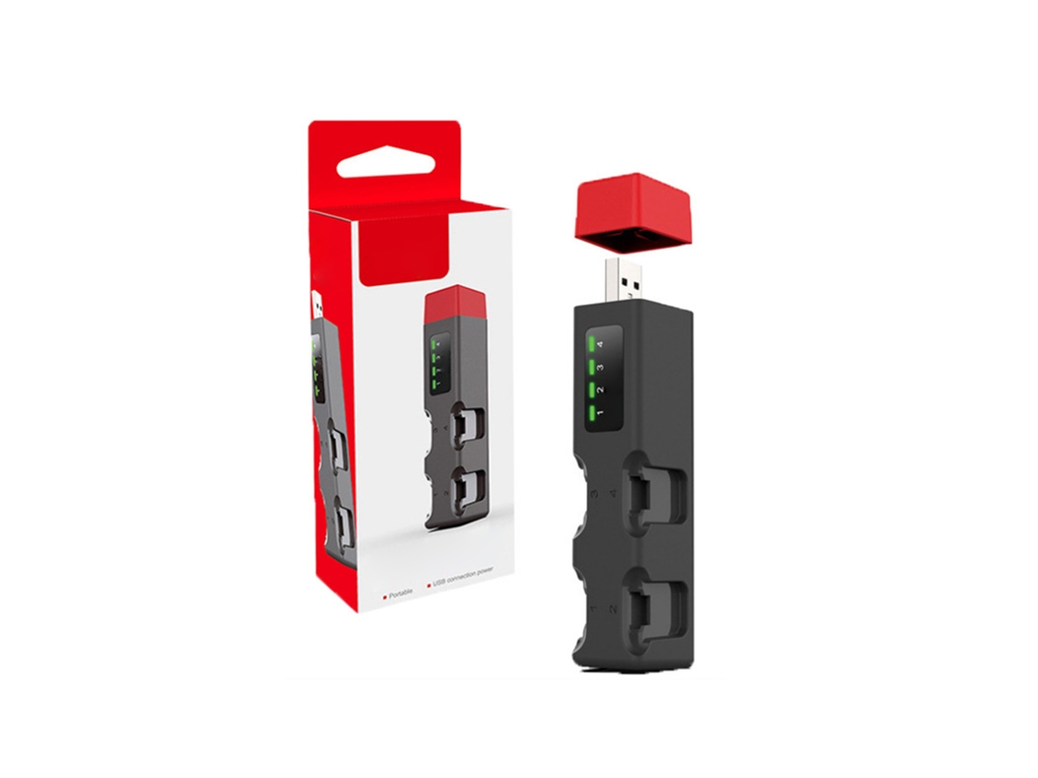 Dock de Carregamento com Alças e Quatro Portas Mini Usb EOOCOO