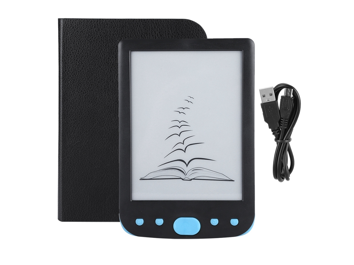 Leitor E book e Ink Hd 6" LAXISCREED Azul