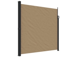Retractable Side Awning, Retractable Side Awnings Vidaxl Cinzento-acastanhado Poliéster (200 X 500 Cm)