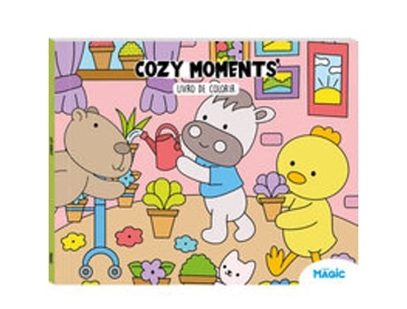 Livro Cozy Moments - Livro De Colorir De Magic Kids (português Do Brasil)