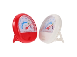 Termômetro De Geladeira Toyvian, Pacote Com 2 Unidades, Visor De Temperatura Em Plástico Para Geladeira E Freezer