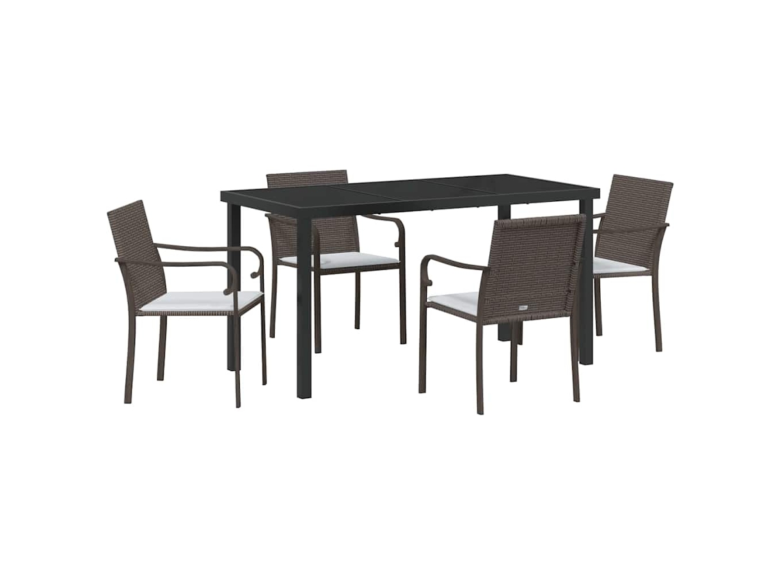 Conjunto de Móveis de Jardim 7 Pcs HARLANV1