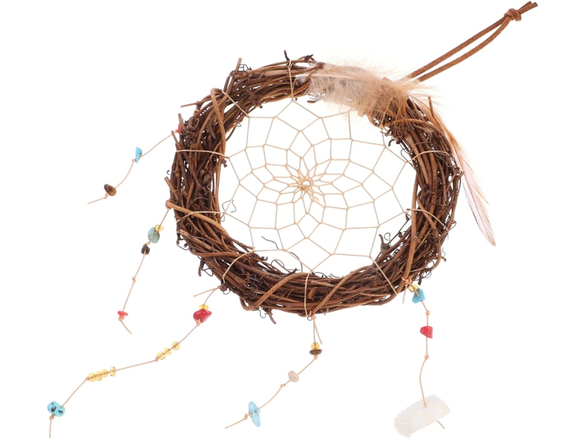 Pequeno E Artístico Enfeite De Janela Em Rattan Estilo Boho Para Casa E Carro. Gokoco