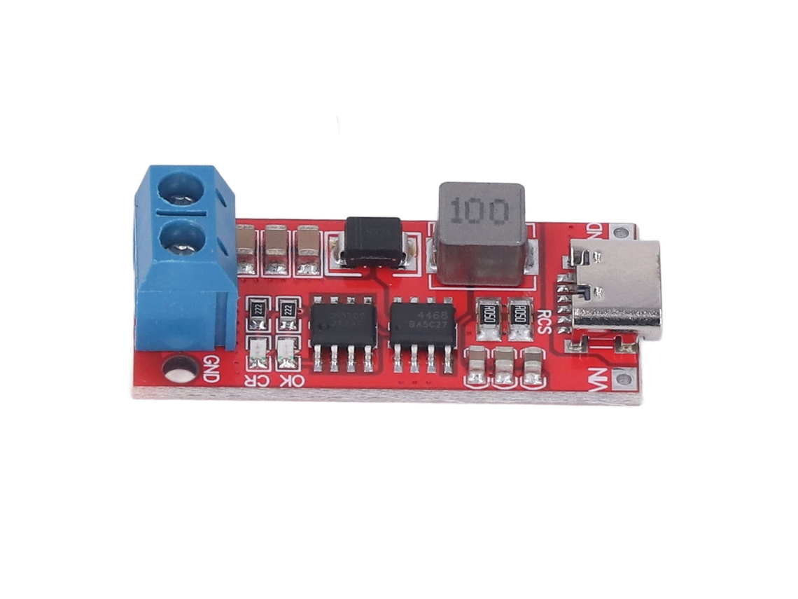 Módulo de Impulso de Batería de Litio com Interface Type C Pcb Step Up Dc3‑6v 4a para Proteção