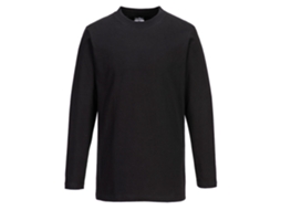 Camiseta Manga Longa De Algodão – Versatilidade E Conforto Preto / S