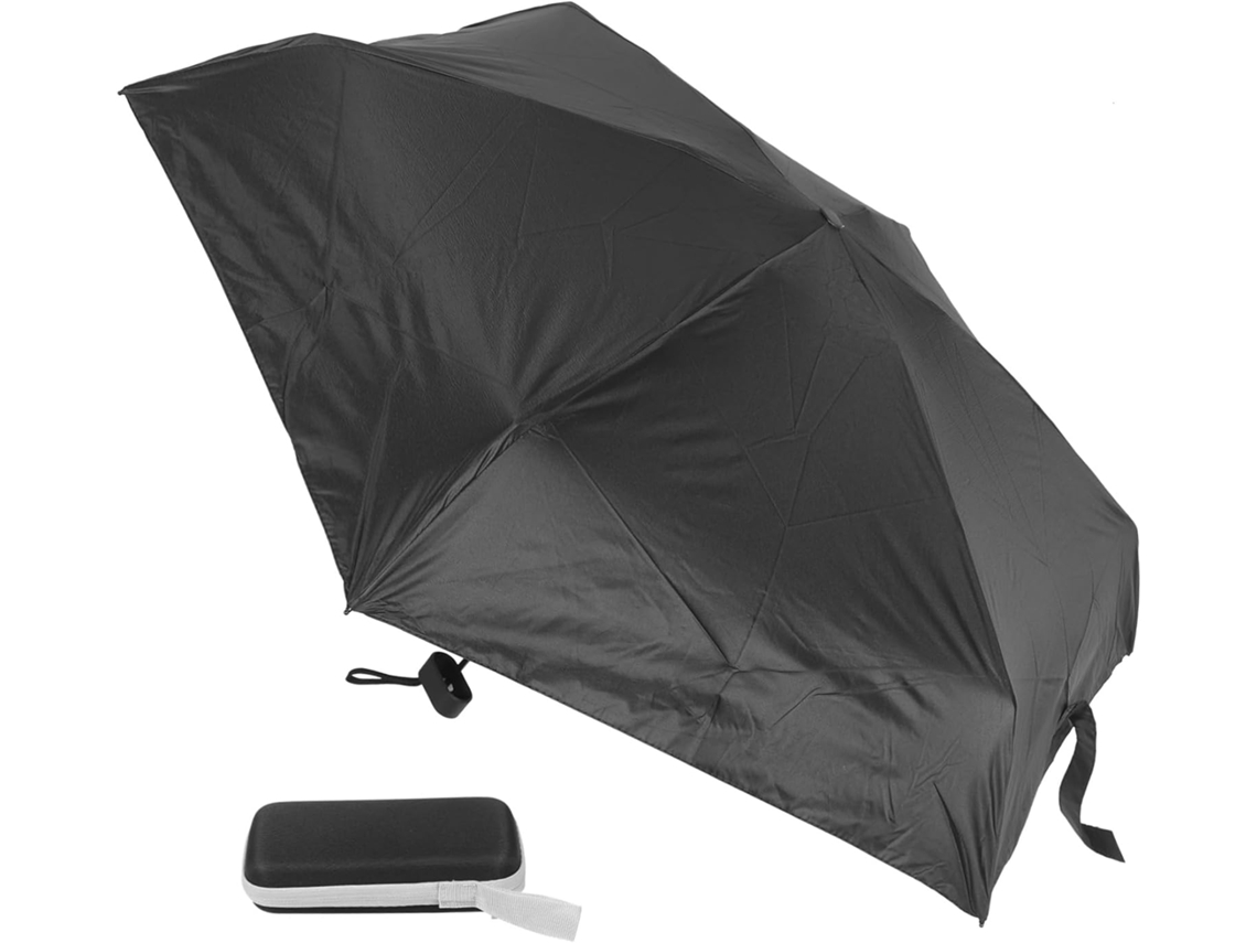 Guarda-chuva Dobrável De Seis Seções, Guarda-sol Portátil Para Viagens, Guarda-chuva Resistente Aos Raios Uv Para Chuva.