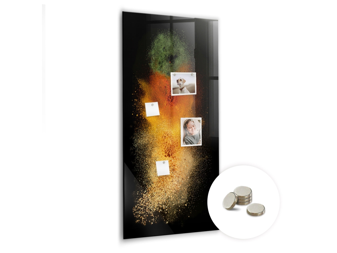 Quadro Magnético De Parede Explosão De Especiarias Para O Quarto Das Crianças Espelharte (60x120 Cm)
