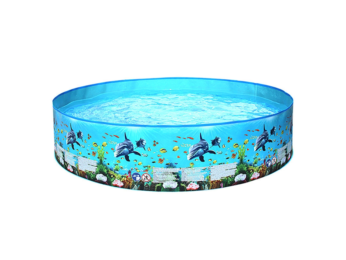 Piscina de plástico dura, não inflável, plegável, redonda, para bebês, crianças, adultos | S/MARCA