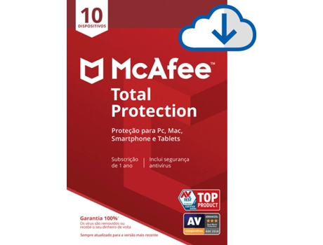 Software  Total Protection (10 Dispositivos - 1 ano - PC, Mac, Smartphone e Tablet - Formato Digital)