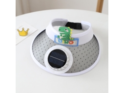 Chapéu com Ventilador Movido a Energia Solar para Viagens Ao Ar Livre e Ciclismo, Proteção Solar e Proteção Contra o Sol. MDUG (bailong)