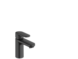HANSGROHE Vernis Batedeira Misturadora Monocomando de Lavatório com Descarga de Emergência Projecção 108 Mm 71585670 Cor: Matt Preto