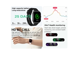 Relógio Inteligente LAXISCREED Ip67 Bt5.2