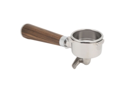 MANGO de Portafilter 54mm, Aço Inoxidável, 3 Oídos, Doble Boquilla, para Breville 870 880, Blackthorn