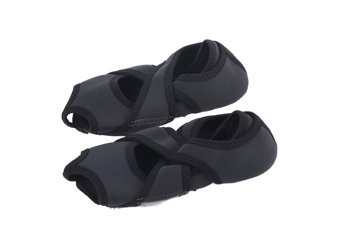 Meias de Yoga Antiderrapantes Adulto Cinza M S/MARCA