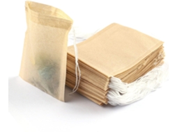 200 Saquinhos De Chá A Granel, Filtro Descartáveis ​​com Cordão, Não Branqueados, Para E Café Granel (9 X 7 Cm/5 Cm)