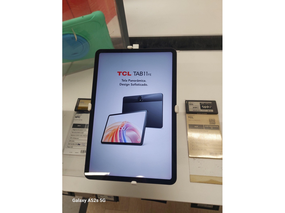Tablet TCL Tab 11 FE (Outlet Caixa Aberta - 10.9'' - 4 GB - 128 GB - Cinzento)