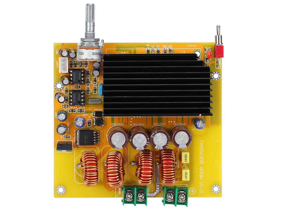 Laxiscreed Amplificador De Potência 600w Com Chip Tas5630 Para Sistema De Áudio De Alta Qualidade