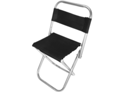 Cadeira Dobrável Alipis, em aço inox, portátil, leve, para camping