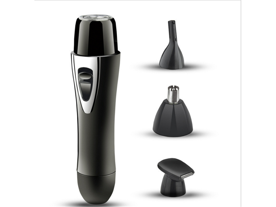 2026 kit de Peluquería Portátil 4 em 1: Afeitadora Eléctrica Mini para Depilação, Lâmina, Corretor de Sobrancelhas e Cortador de Cabelo Nasal