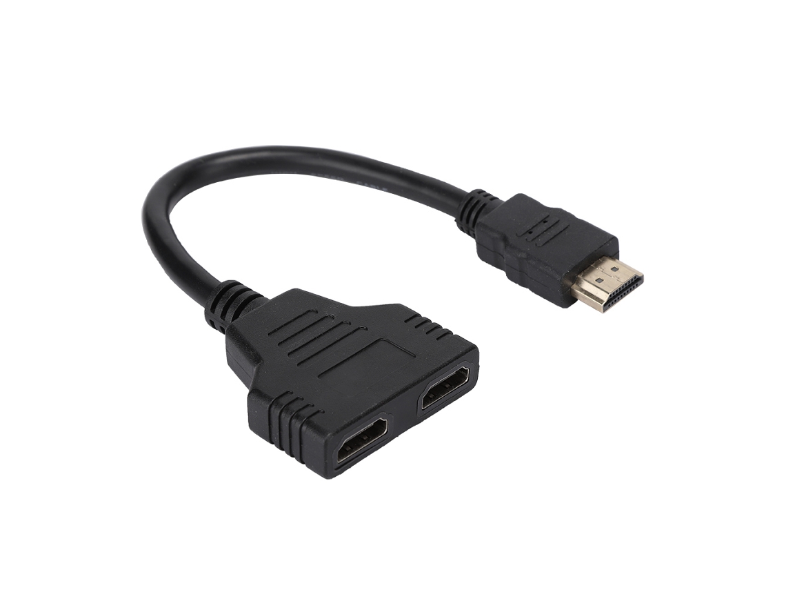 Divisor Hdmi 1080p Com 1 Entrada E 2 Saídas