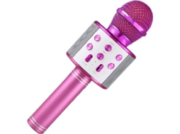 Microfone FUNTASTIC Karaoke (Rosa)