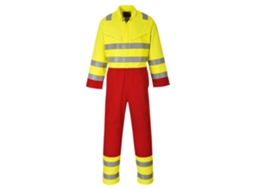 Macacão Bizflame Work Hi-vis - Segurança E Conforto Amarelo / Xxxl