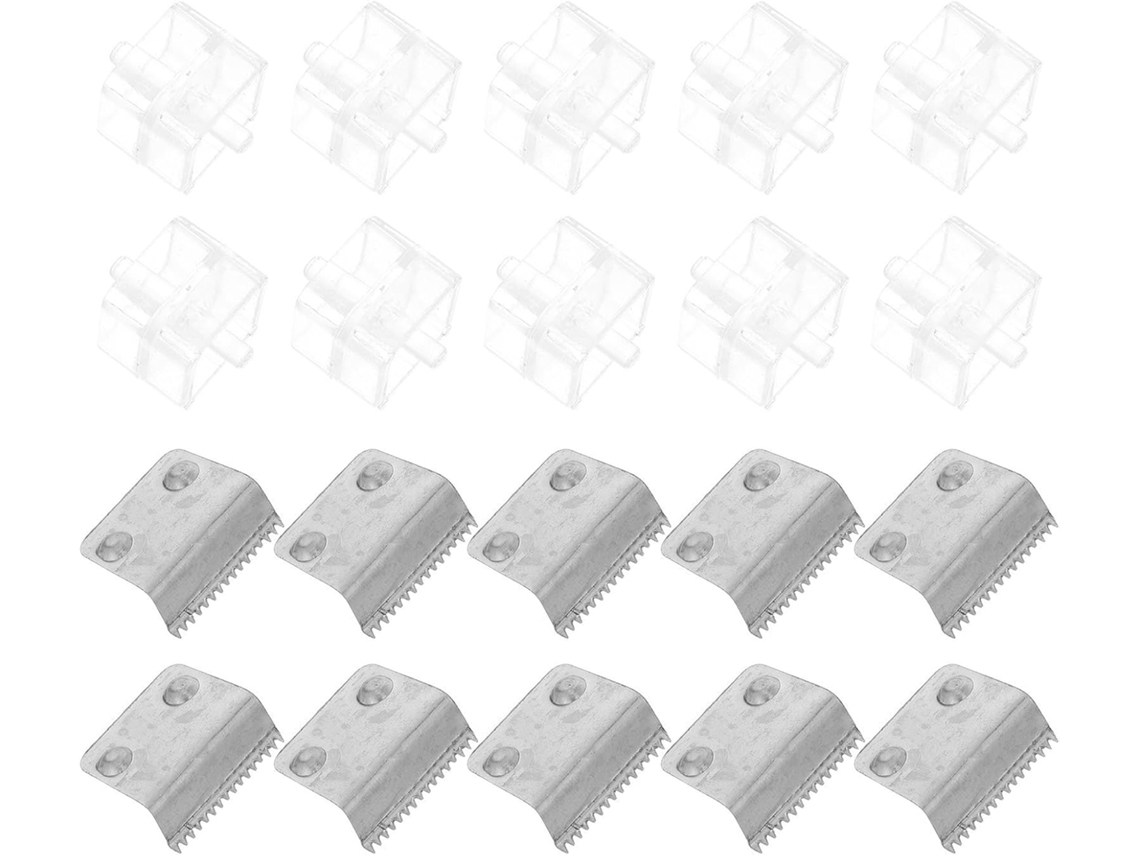 Conjunto de 10 folhas para dispensador de adesivo, com suporte em aço inoxidável e corpo em PP para uso rápido em mesas.